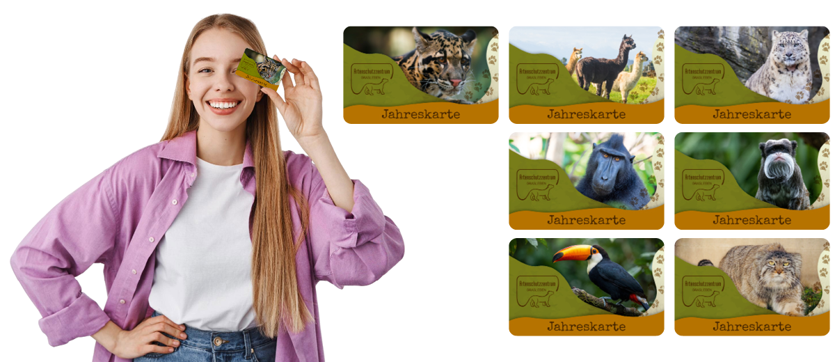 Jahreskarten für das Artenschutzzentrum Grasleben